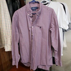 Polo by Ralph Lauren ~ Long Sleeve Button Down Shirt~ Men’s Large BLAKE ~